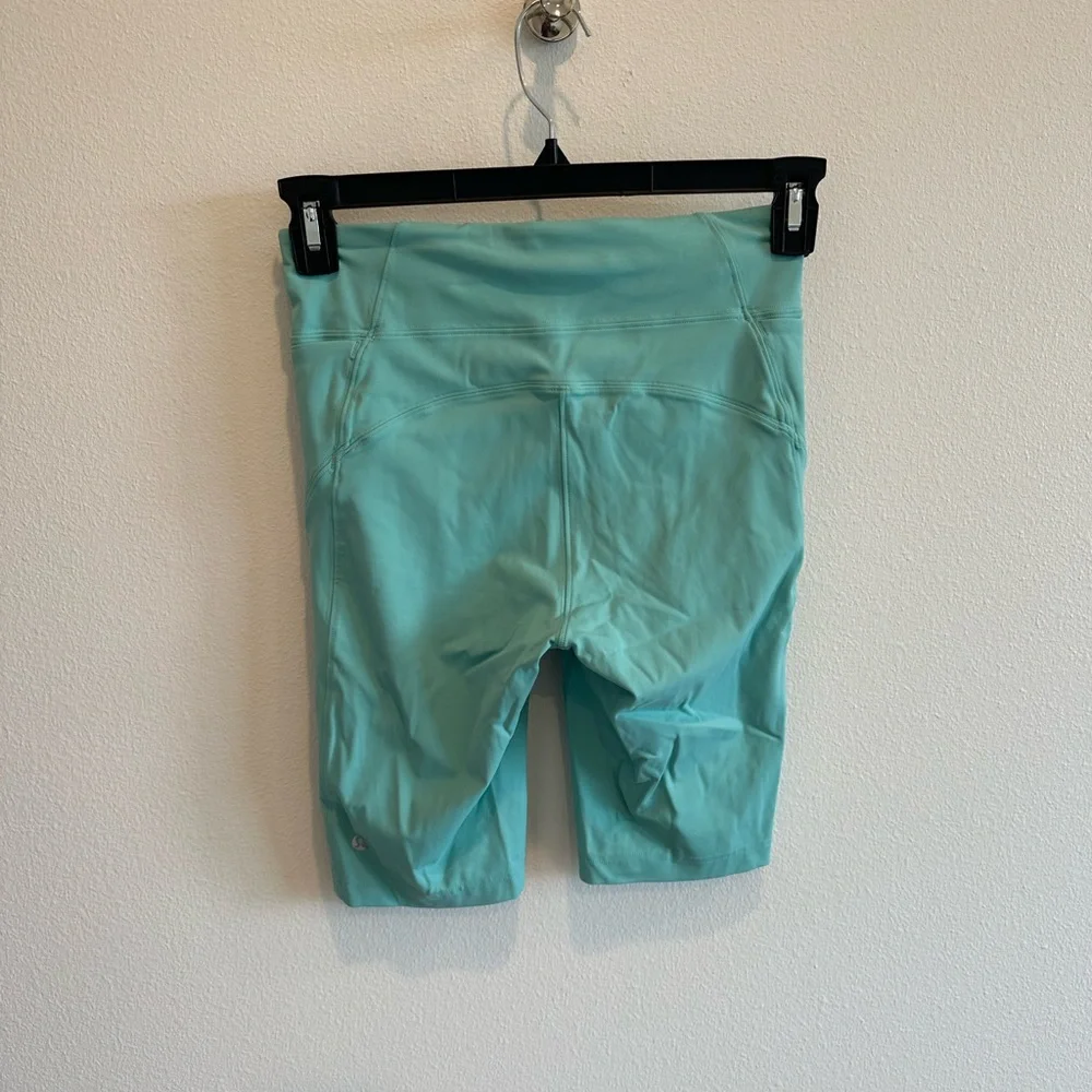 lululemon athletica High-Rise Mint Green Bike Shorts